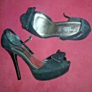 Charlotte Russe High Heels Velvet Womens 8 Shoes